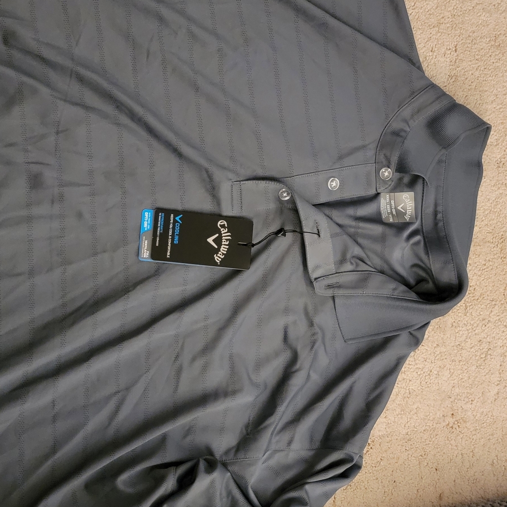Callaway Men's Opti-Vent Polo Shirts in Quiet Shade Size XXXL NWT